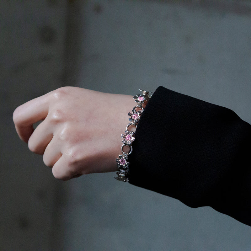 Flower node bracelet