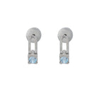 still drop earring – light blue topaz