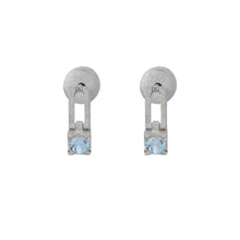 still drop earring – light blue topaz
