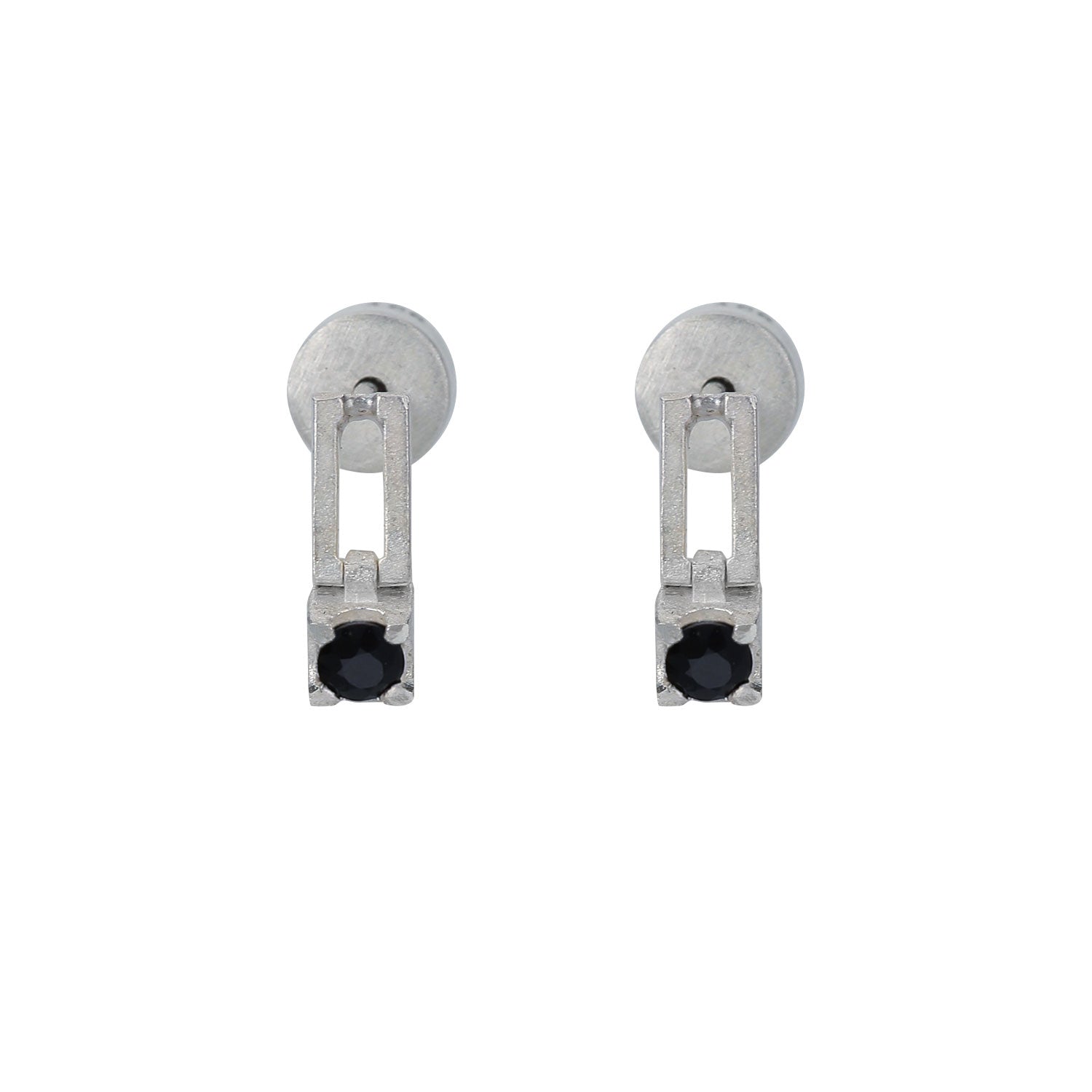 still drop earring – onyx