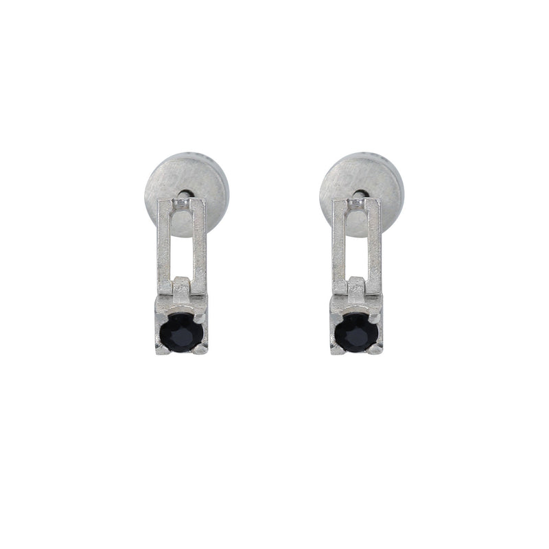 still drop earring – onyx