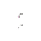 still drop earring – light pink sapphire