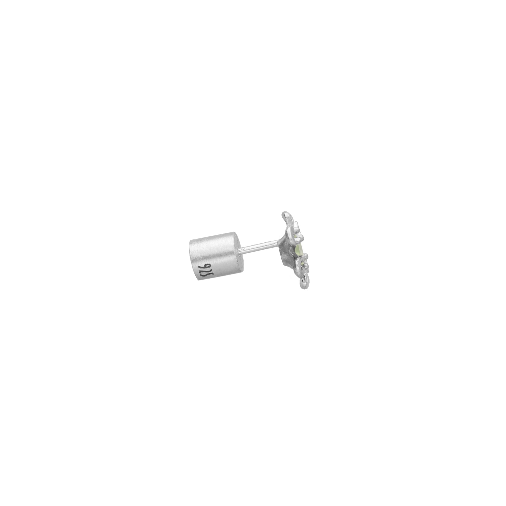 flower fuel earring – prehnite