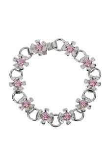 Flower node bracelet