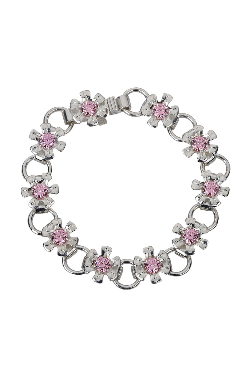 Flower node bracelet
