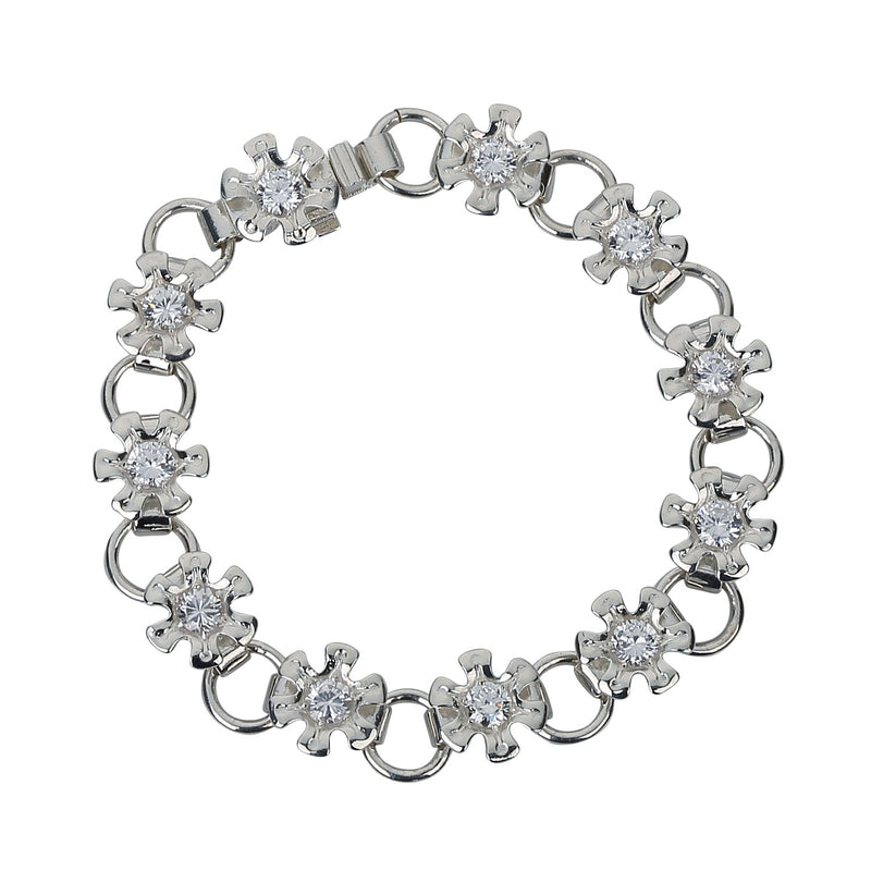 Flower node bracelet