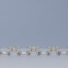 flower node bracelet – prehnite