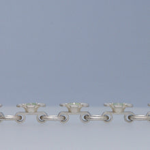 flower node bracelet – prehnite