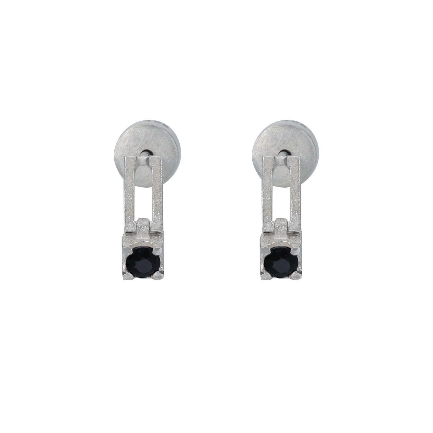 still drop earring – onyx