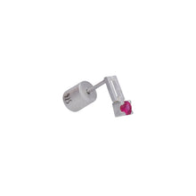 still drop earring – ruby