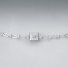 magnetic sequence necklace - white topaz