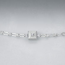 magnetic sequence necklace - white topaz