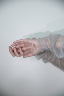 magnetic sequence bracelet – white topaz