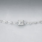 magnetic sequence necklace - white topaz