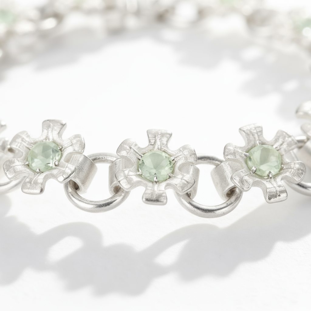 Flower node bracelet