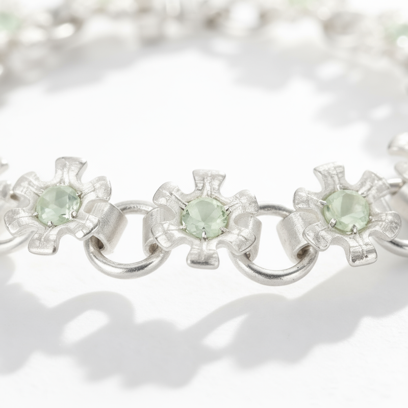 Flower node bracelet