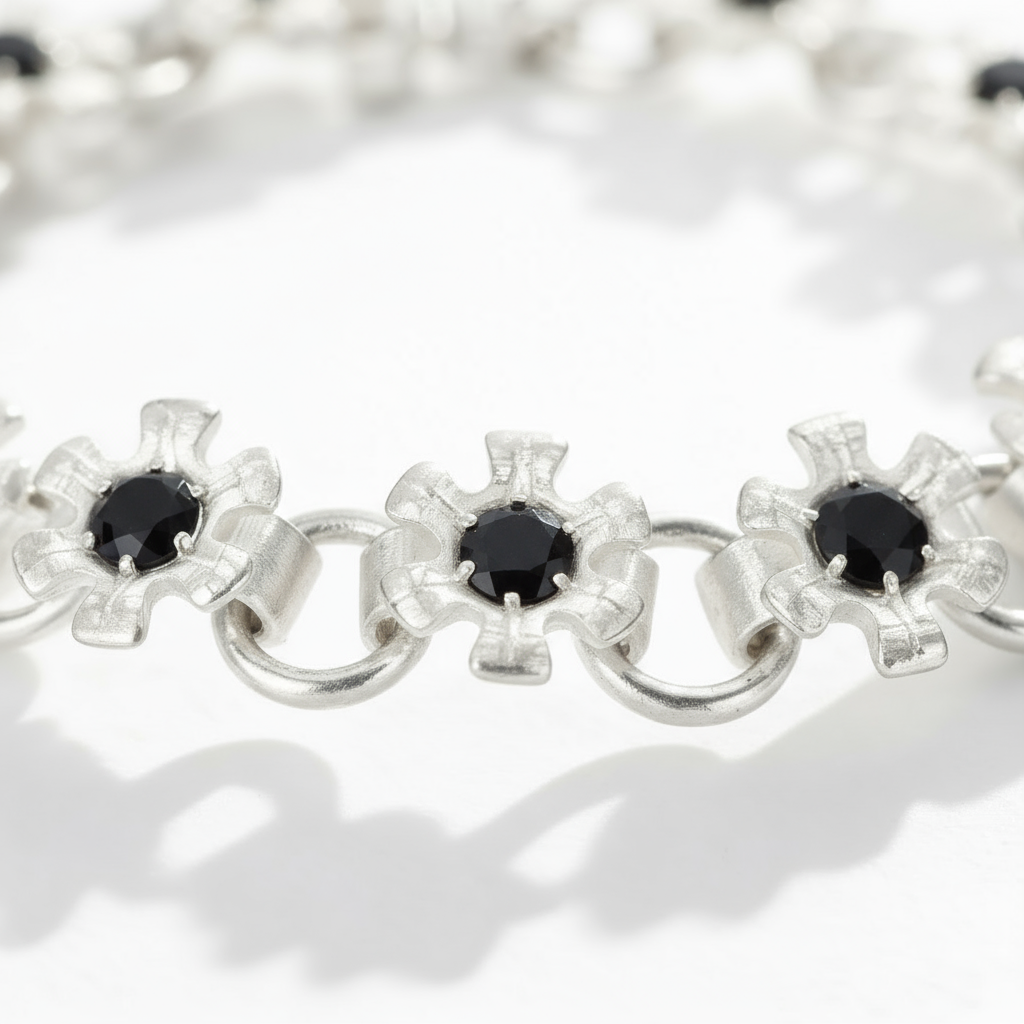 Flower node bracelet