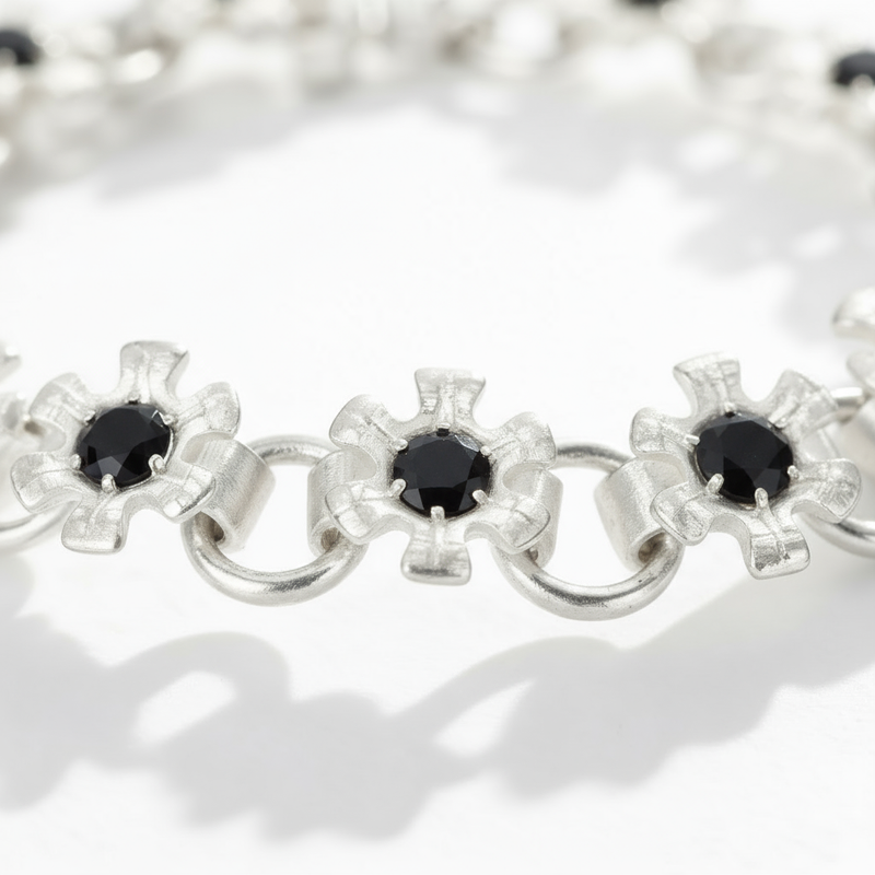 Flower node bracelet