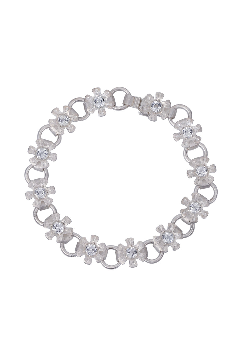 Flower node bracelet